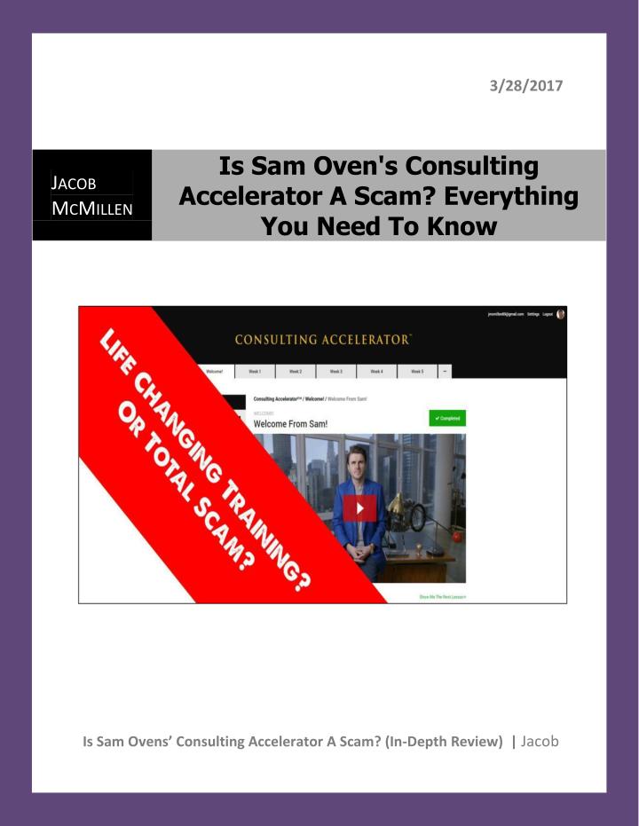 consulting accelerator sam ovens download